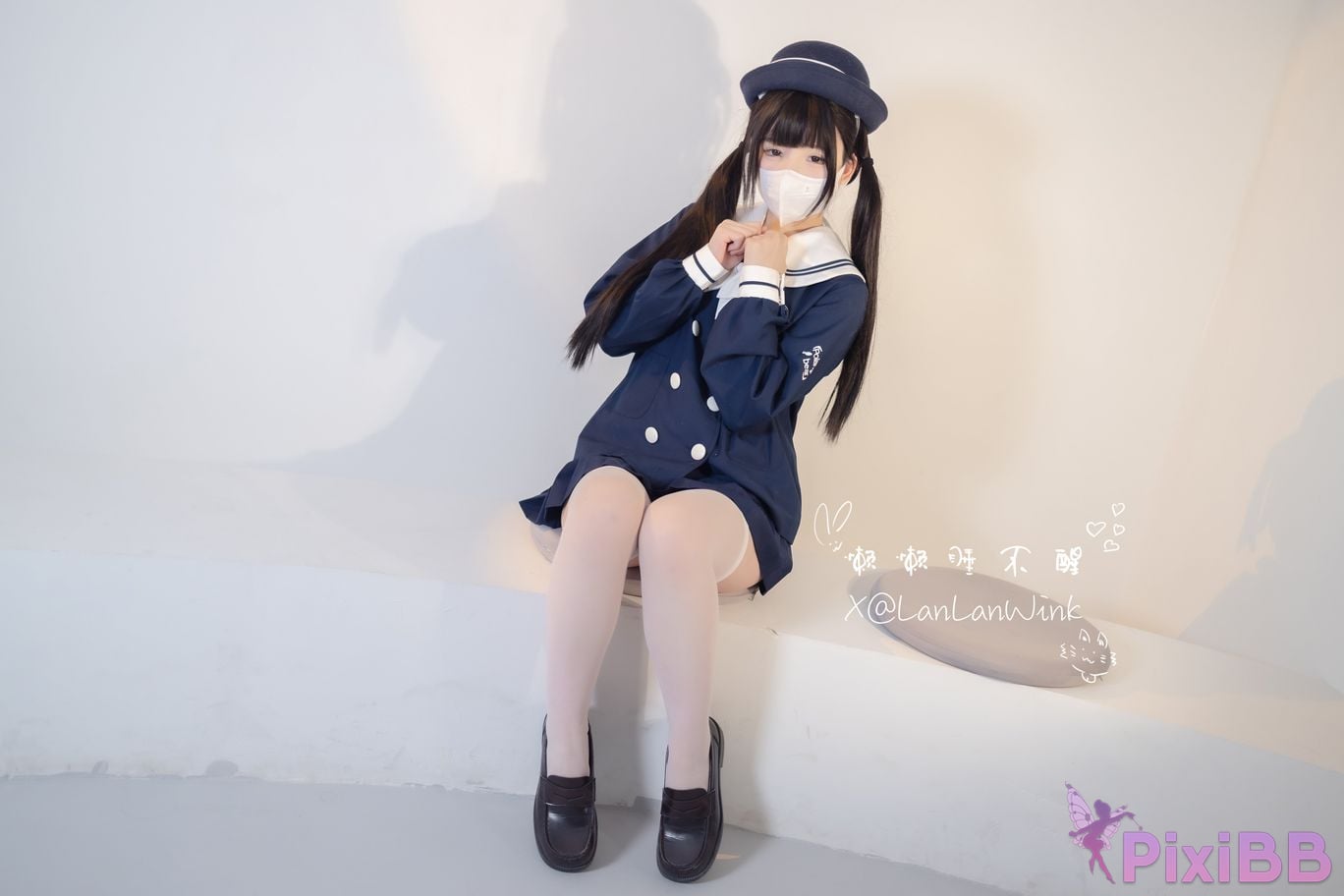 Coser Lan lan shui bu xing jk PixiBB.COM 001