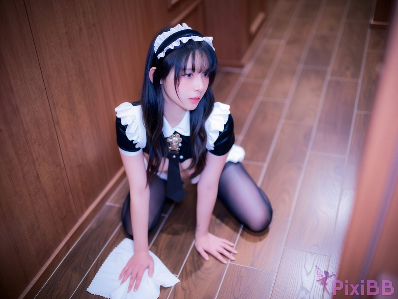 AI Enhanced BLUECAKE Yeha Your Majesty The First Class Maid PixiBB.COM 010