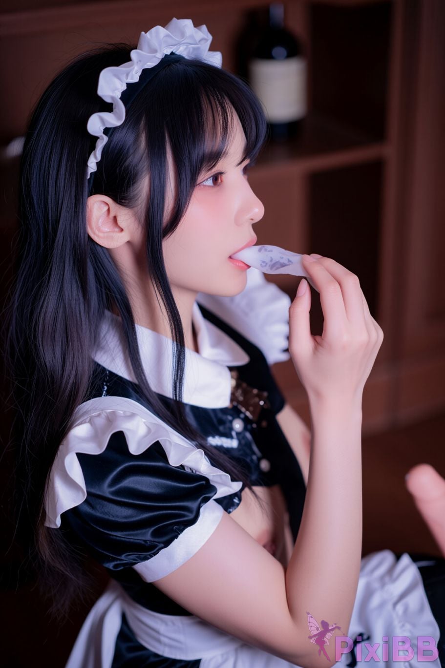 AI Enhanced BLUECAKE Yeha Your Majesty The First Class Maid PixiBB.COM 015