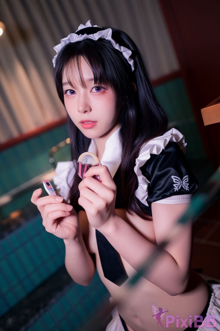 AI Enhanced BLUECAKE Yeha Your Majesty The First Class Maid PixiBB.COM 026