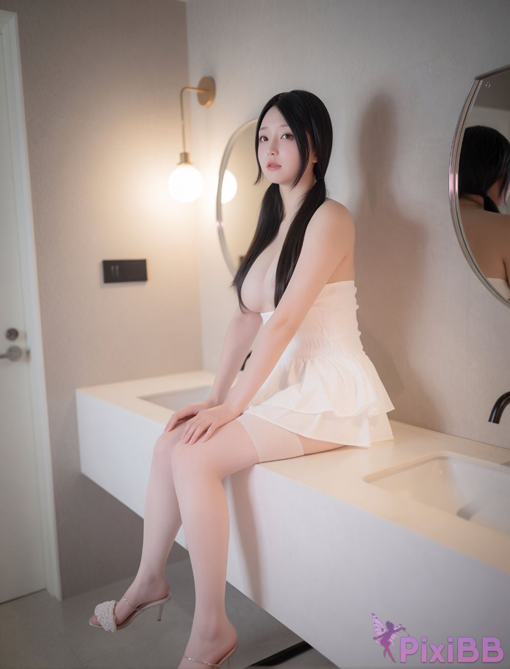 AI Enhanced Pure Media Vol.338 Suji profit In Bathroom PixiBB.COM 007