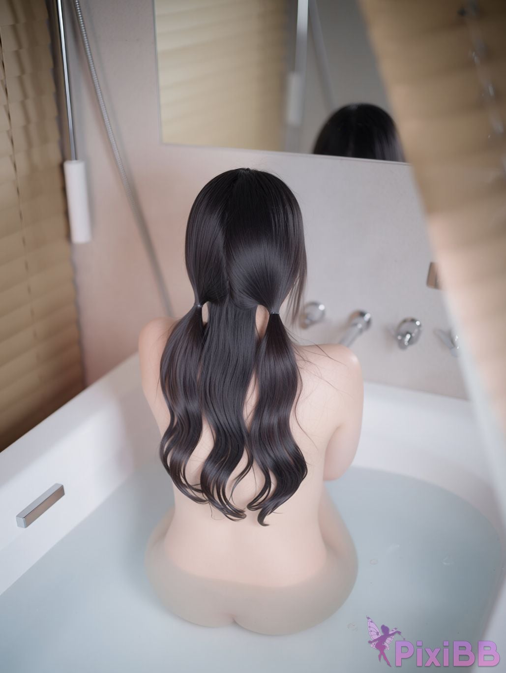 AI Enhanced Pure Media Vol.338 Suji profit In Bathroom PixiBB.COM 012