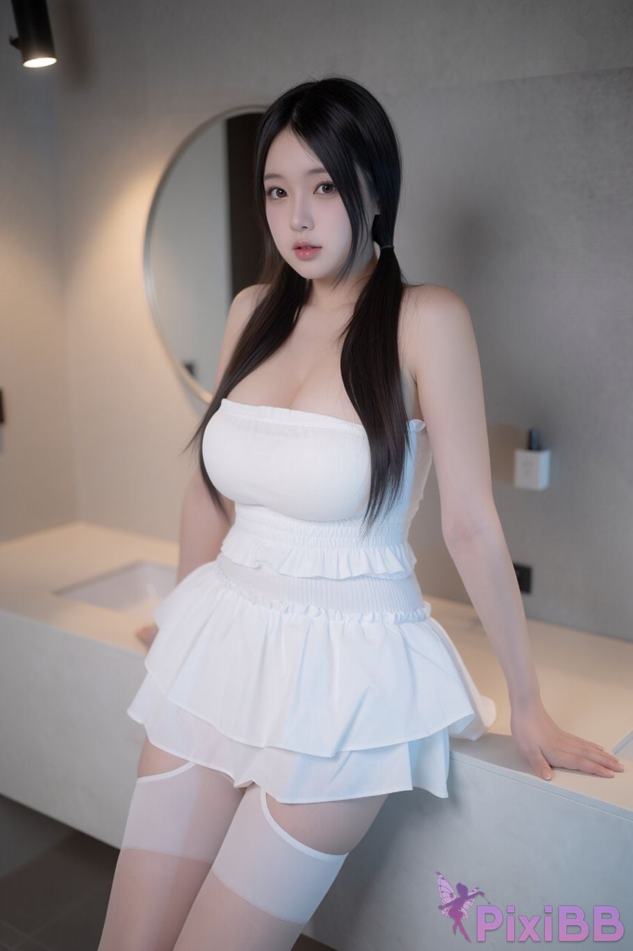 AI Enhanced Pure Media Vol.338 Suji profit In Bathroom PixiBB.COM 043
