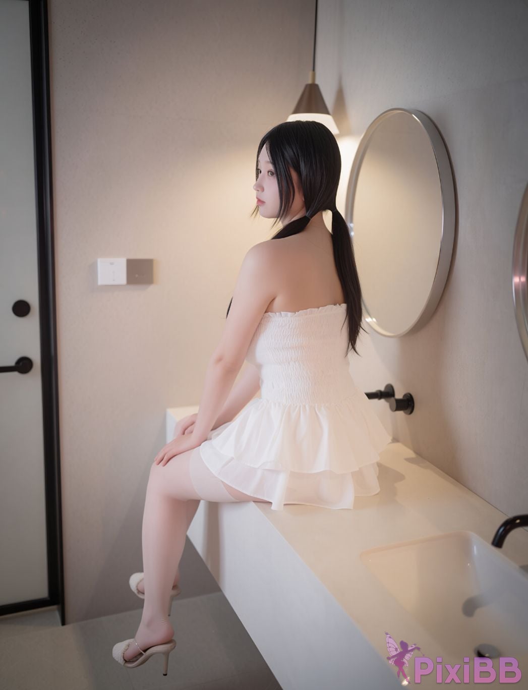 AI Enhanced Pure Media Vol.338 Suji profit In Bathroom PixiBB.COM 074