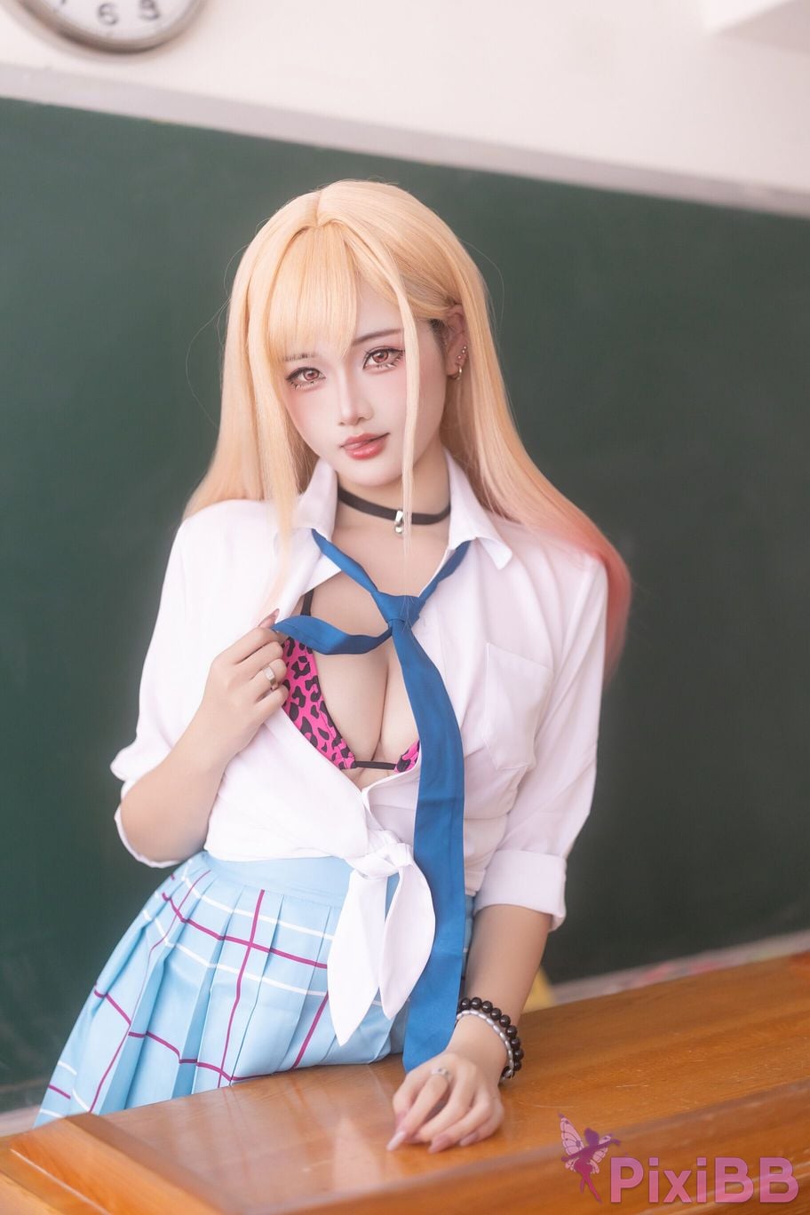 Cosplayer Xiaoyukiko small fish Kitagawa Marin School Gyaru PixiBB.COM 005