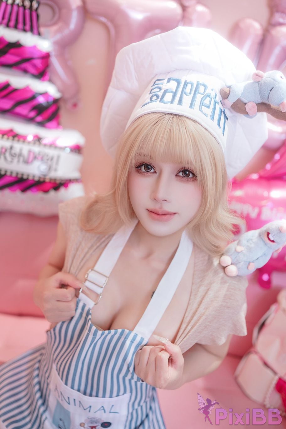 Cosplayer Deer eight years old Small powder private party PixiBB.COM 052