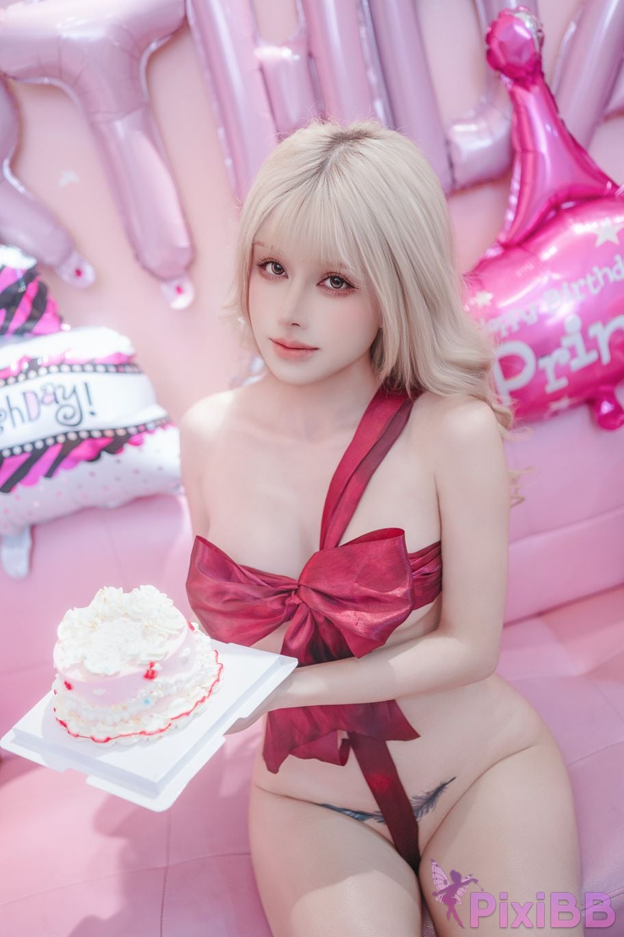 Cosplayer Deer eight years old Small powder private party PixiBB.COM 101