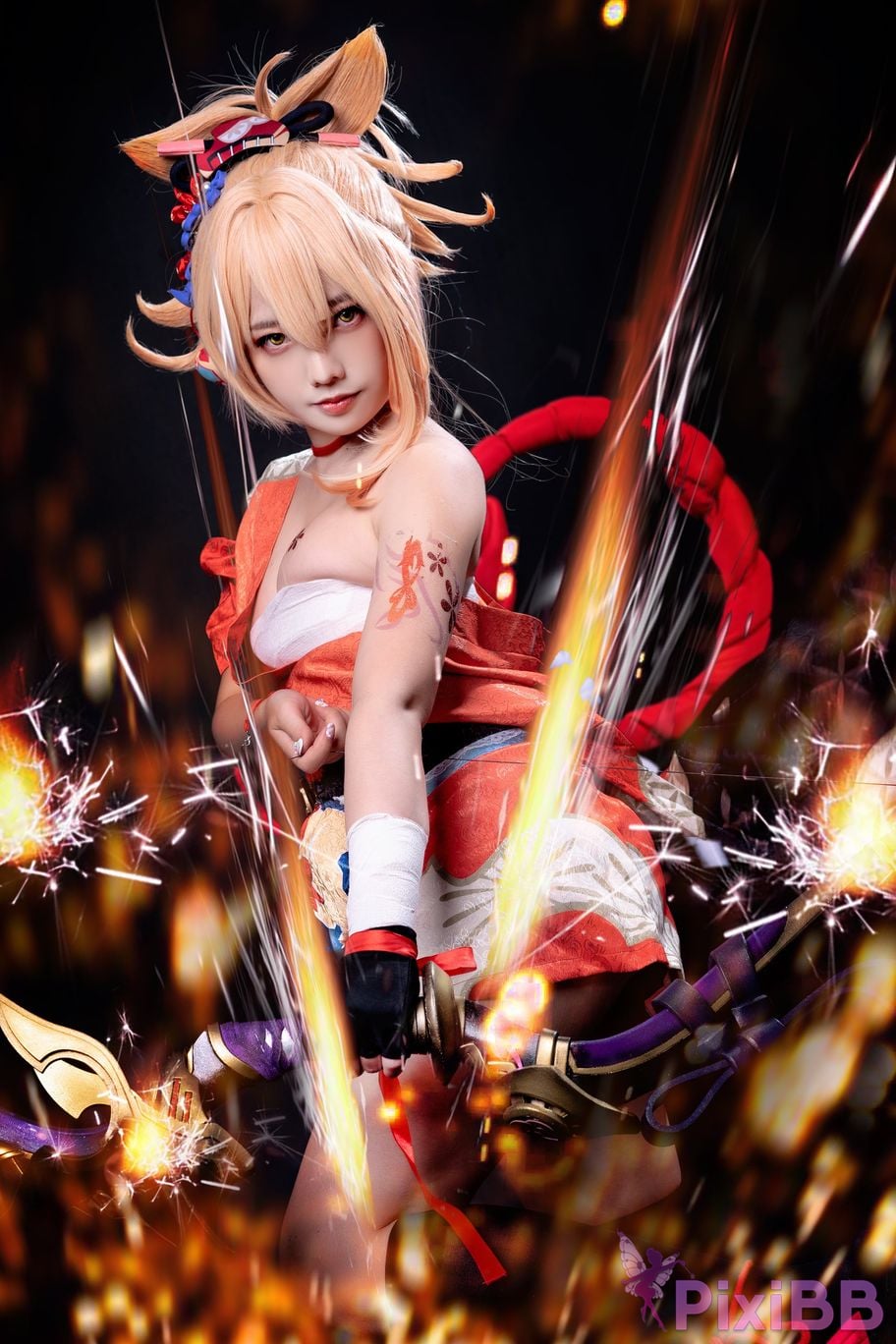 Cosplayer Messie Huang Yoimiya PixiBB.COM 001