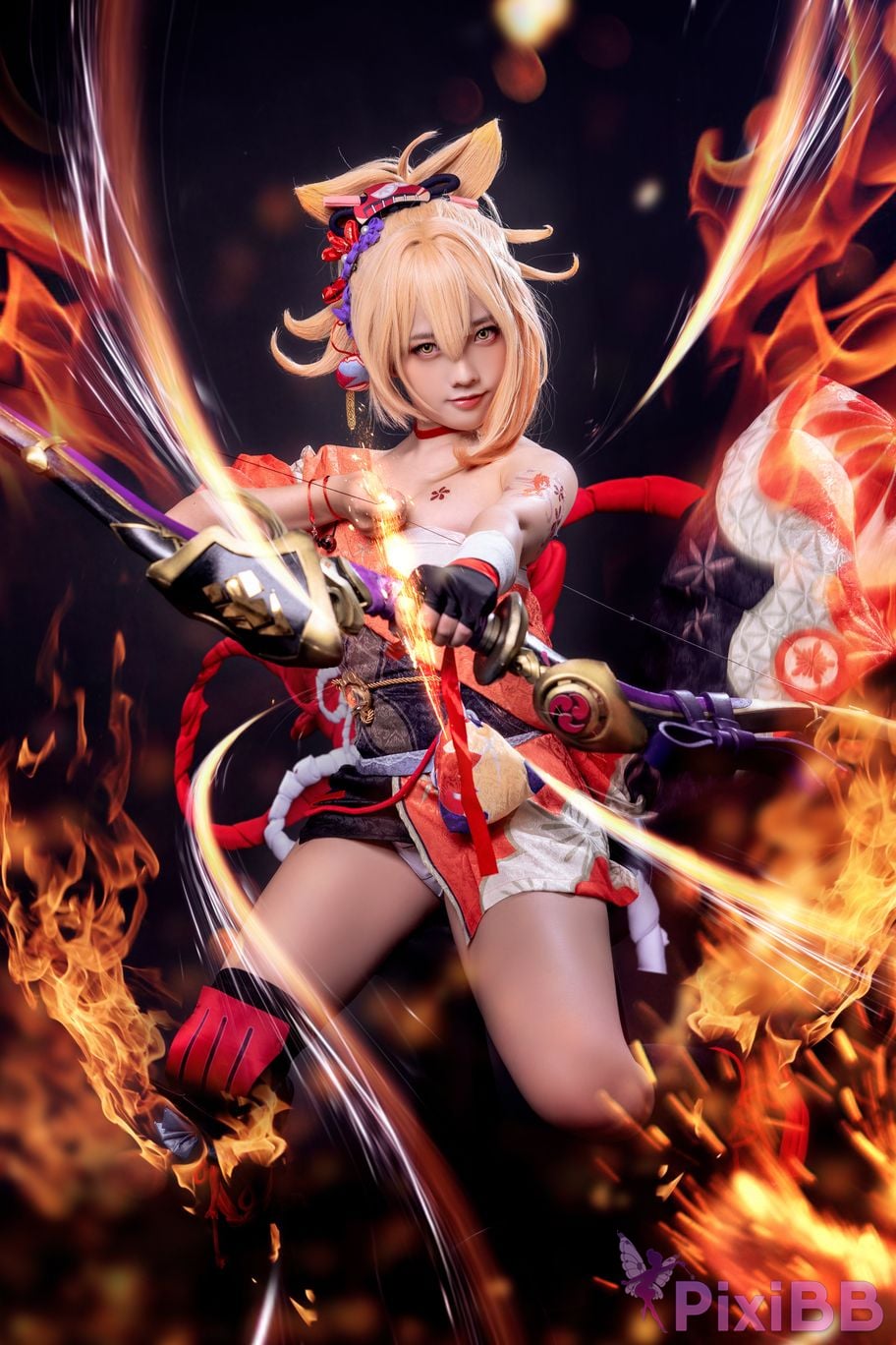 Cosplayer Messie Huang Yoimiya PixiBB.COM 015