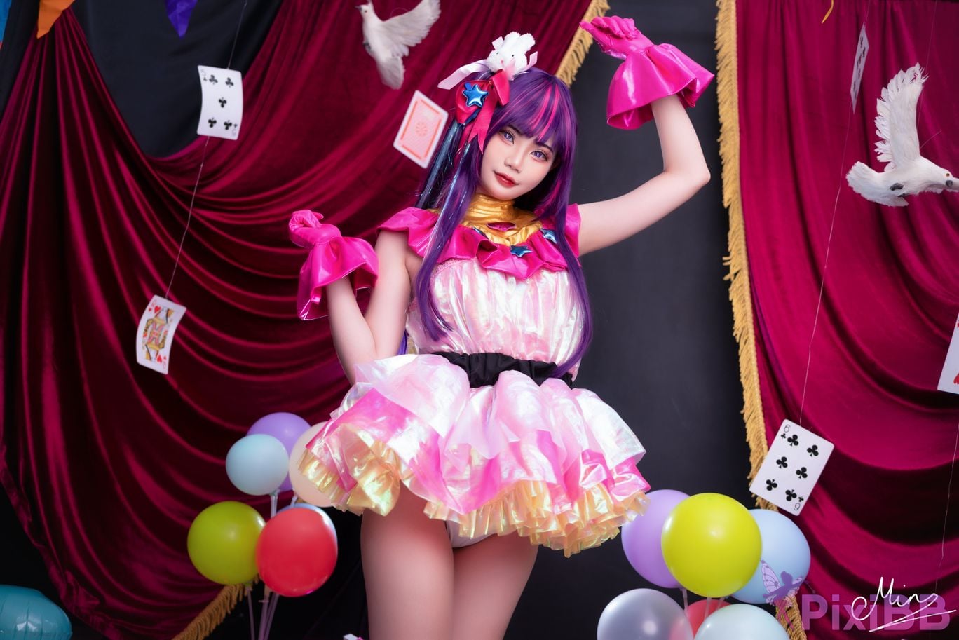 Cosplayer Miinmeow Ai Hoshino PixiBB.COM 001