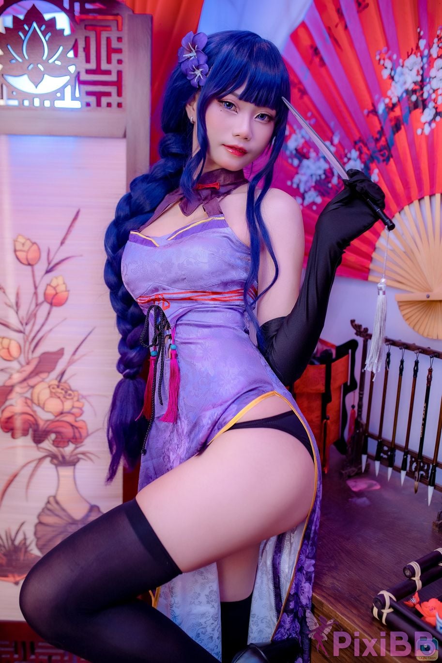 Cosplayer Miinmeow Raiden Ei PixiBB.COM 005