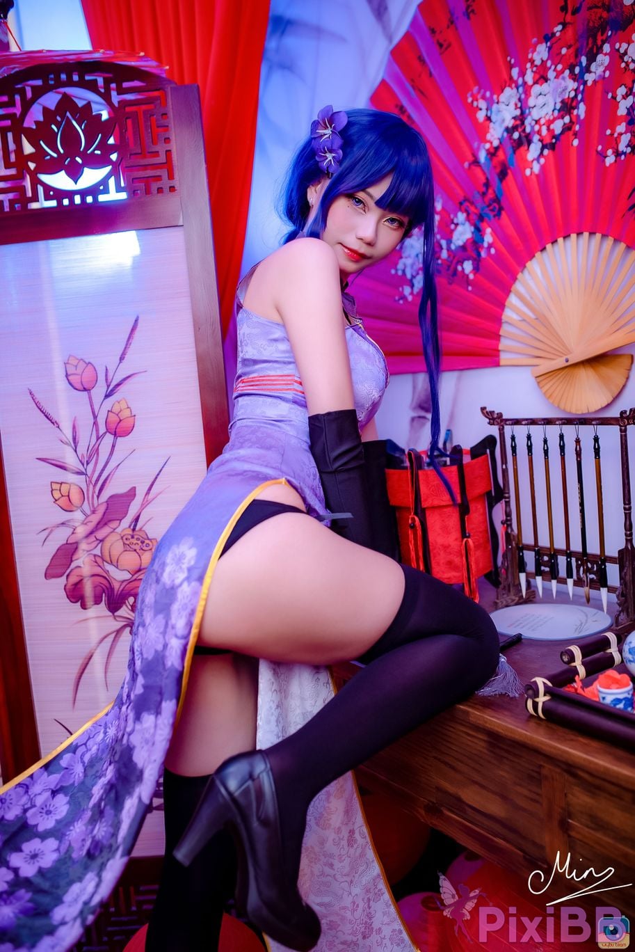 Cosplayer Miinmeow Raiden Ei PixiBB.COM 006