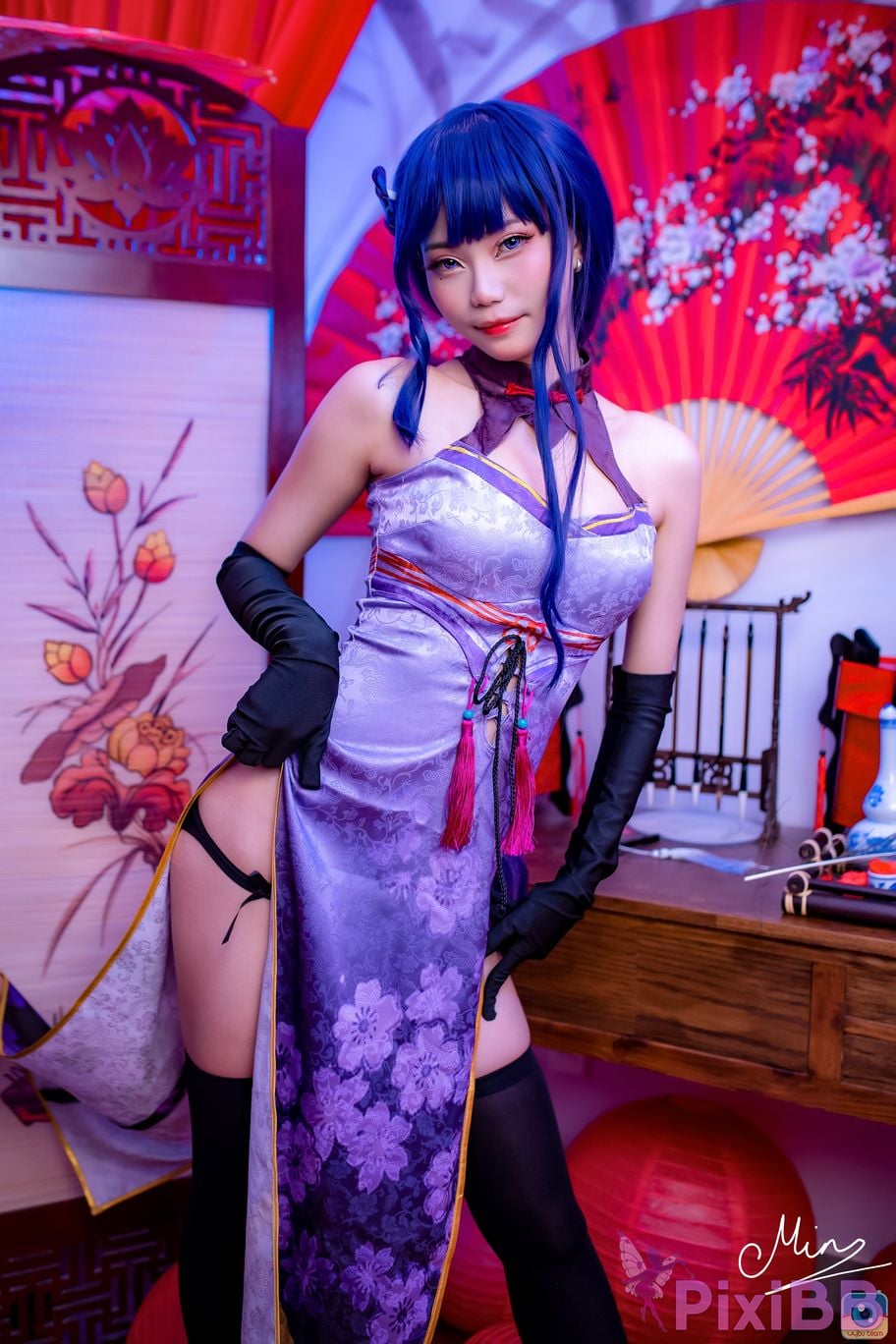 Cosplayer Miinmeow Raiden Ei PixiBB.COM 008