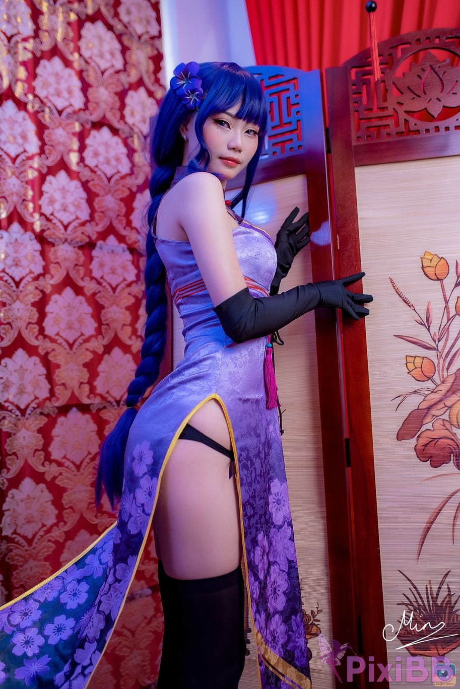Cosplayer Miinmeow Raiden Ei PixiBB.COM 014