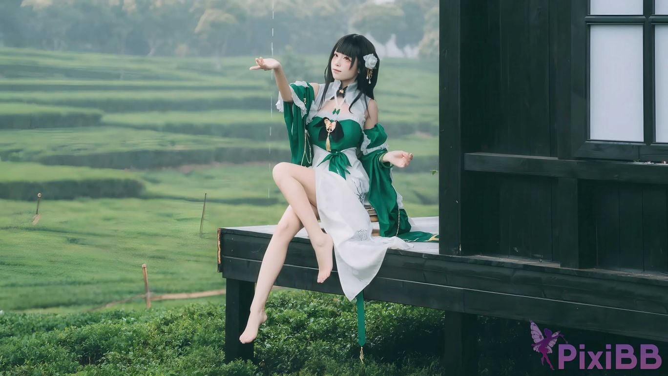 Cosplayer three person type azur lane Yixian PixiBB.COM 003