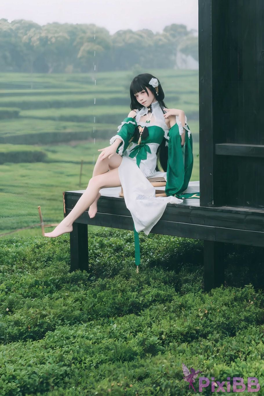 Cosplayer three person type azur lane Yixian PixiBB.COM 004