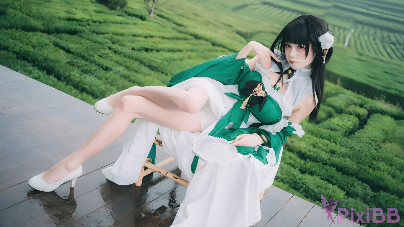 Cosplayer three person type azur lane Yixian PixiBB.COM 006