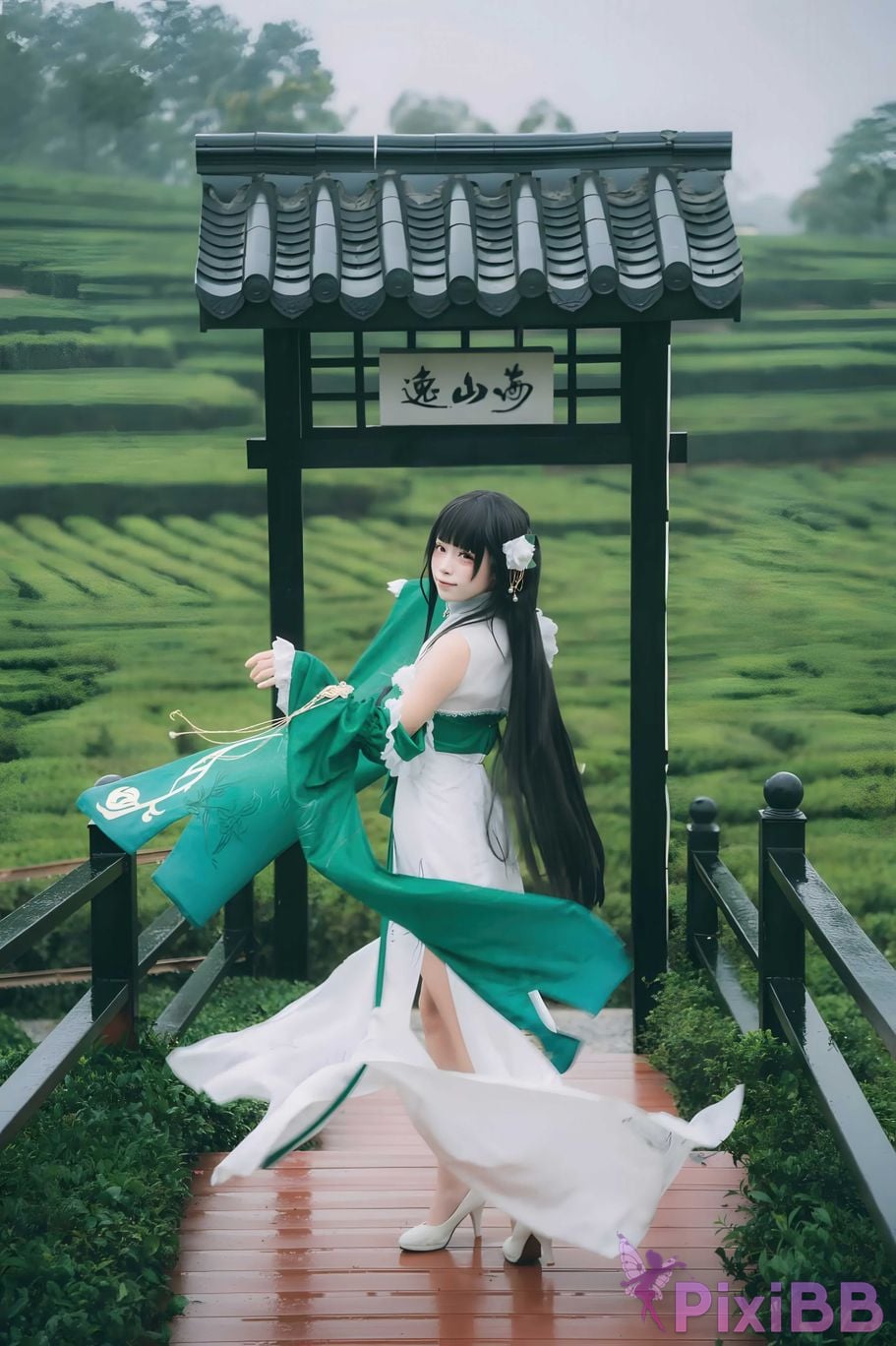 Cosplayer three person type azur lane Yixian PixiBB.COM 008