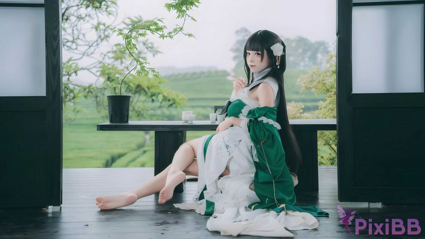 Cosplayer three person type azur lane Yixian PixiBB.COM 009