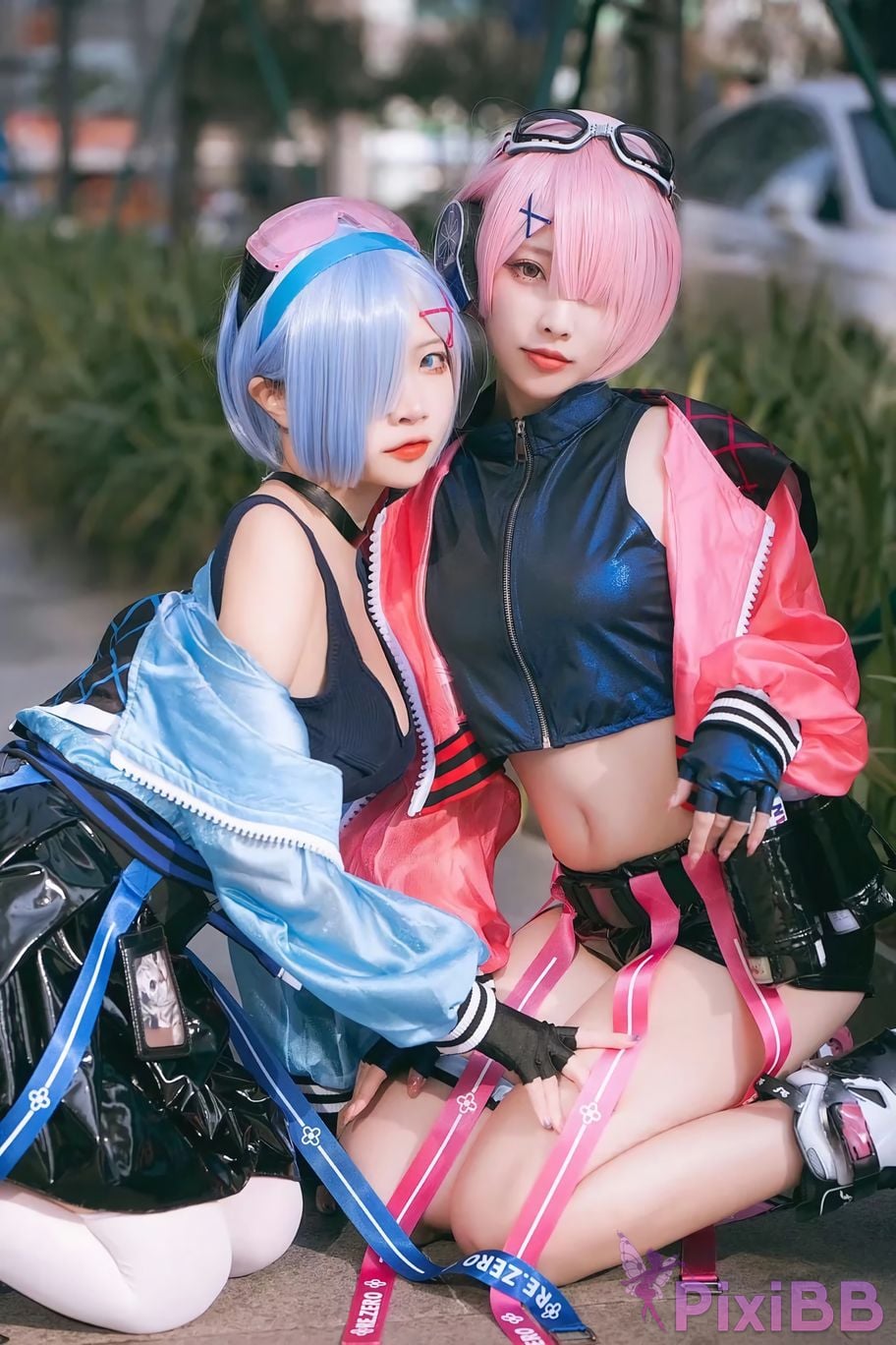 Cosplayer Miyamoto Sakura Second Assistant Nisa Rem Ram scene photo PixiBB.COM 012