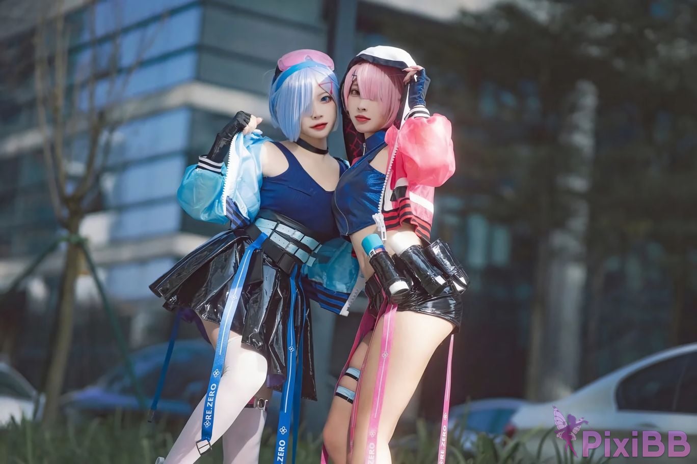 Cosplayer Miyamoto Sakura Second Assistant Nisa Rem Ram scene photo PixiBB.COM 016