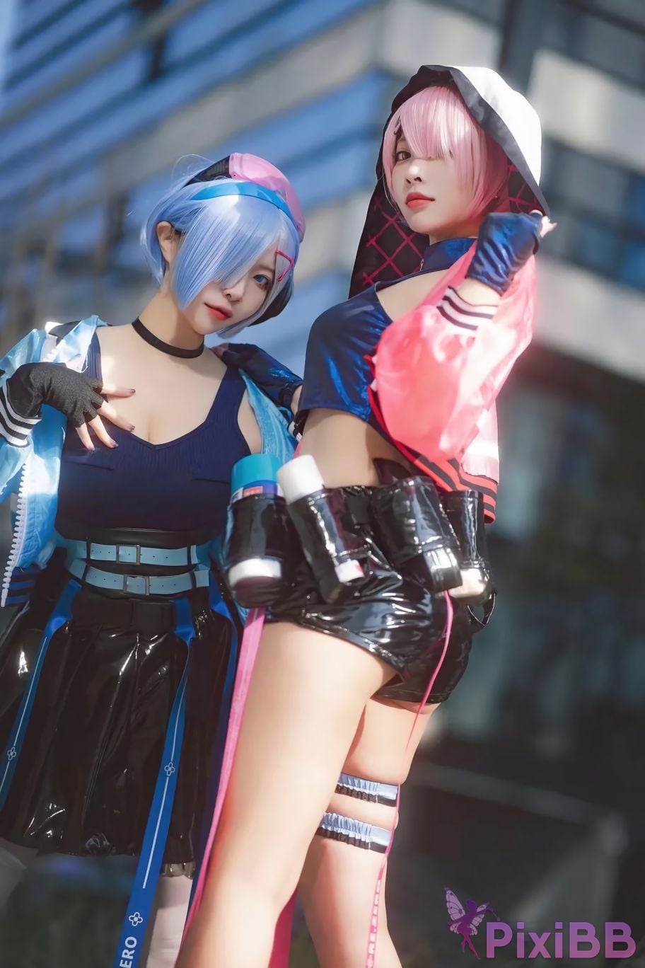 Cosplayer Miyamoto Sakura Second Assistant Nisa Rem Ram scene photo PixiBB.COM 019