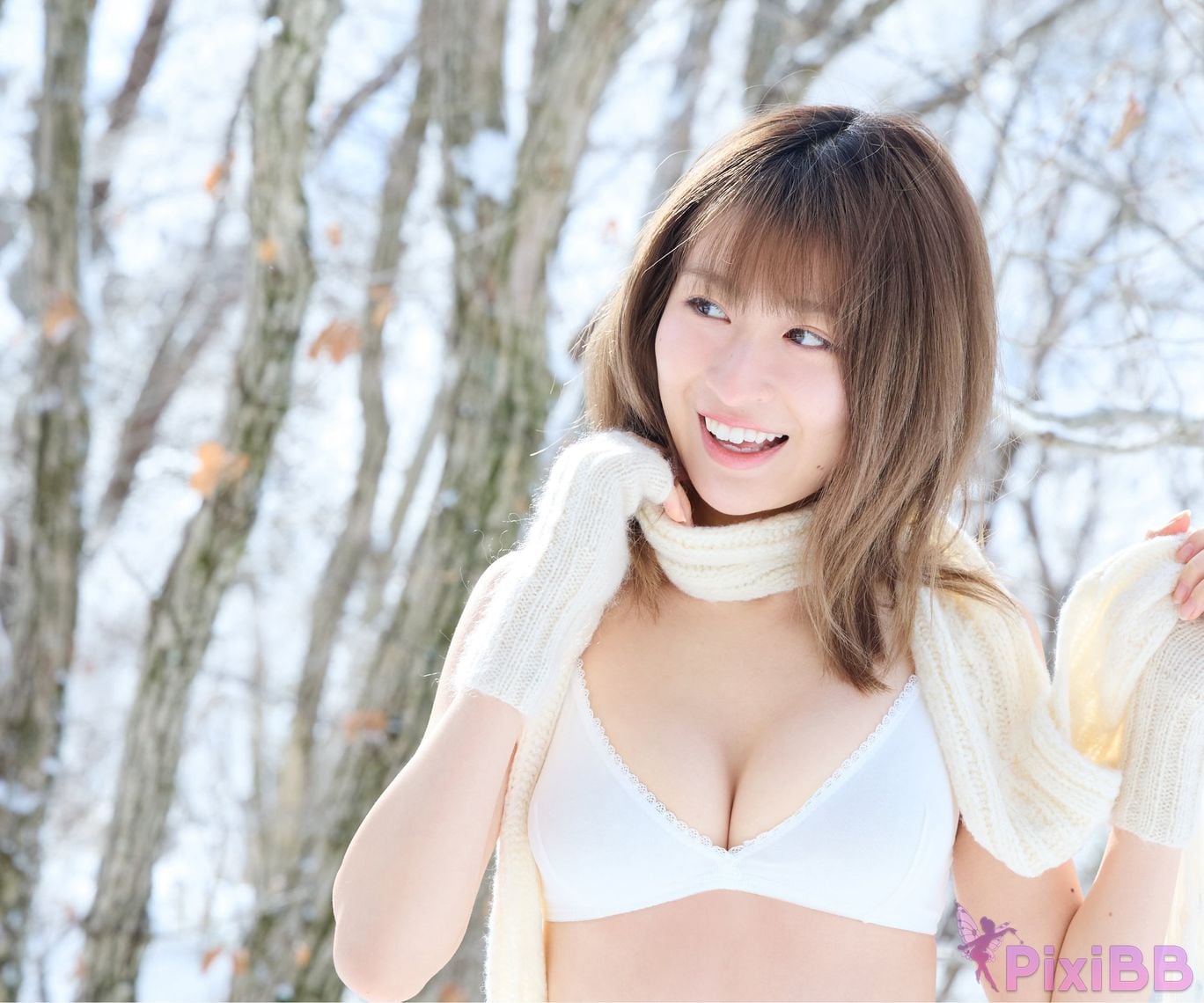 Japanese Idol Nozomi Miyabe large increase spring pounding snow weekly play PHOTO BOOK PixiBB.COM 133