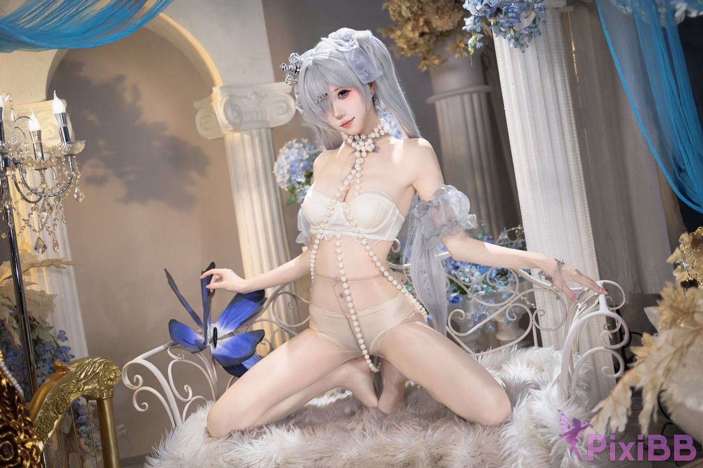 Cosplayer Crispy cake yaki NIKKE cinderella crystal princess PixiBB.COM 060
