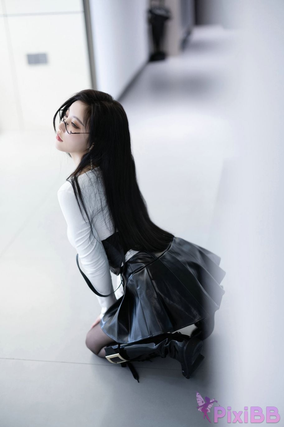 No watermark for in app purchases Yang Chenchen Yome XIUREN Model Sexy and charming black stockings PixiBB.COM 020