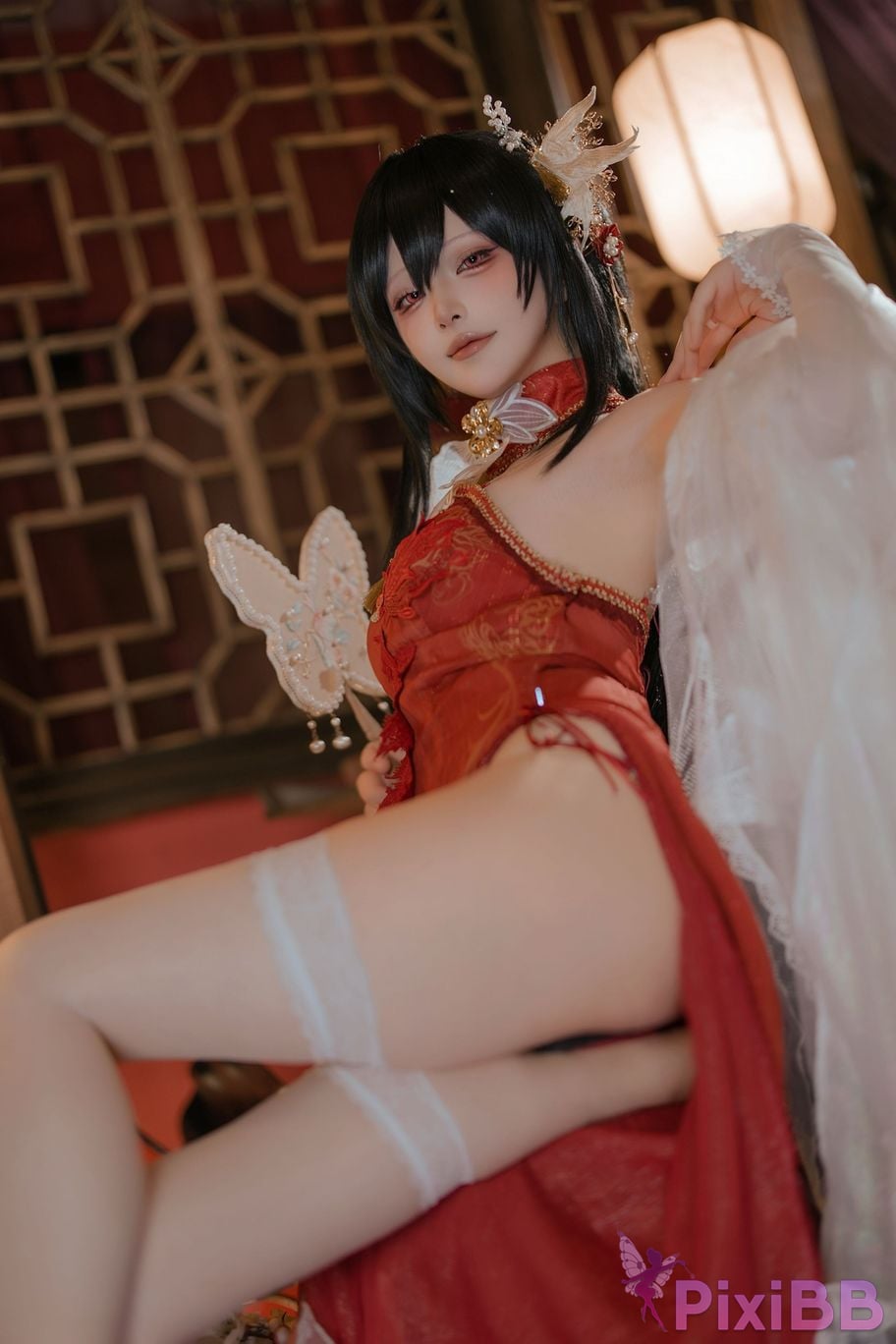 Cosplayer Island fish azur lane Zhenhai Beautiful night PixiBB.COM 010