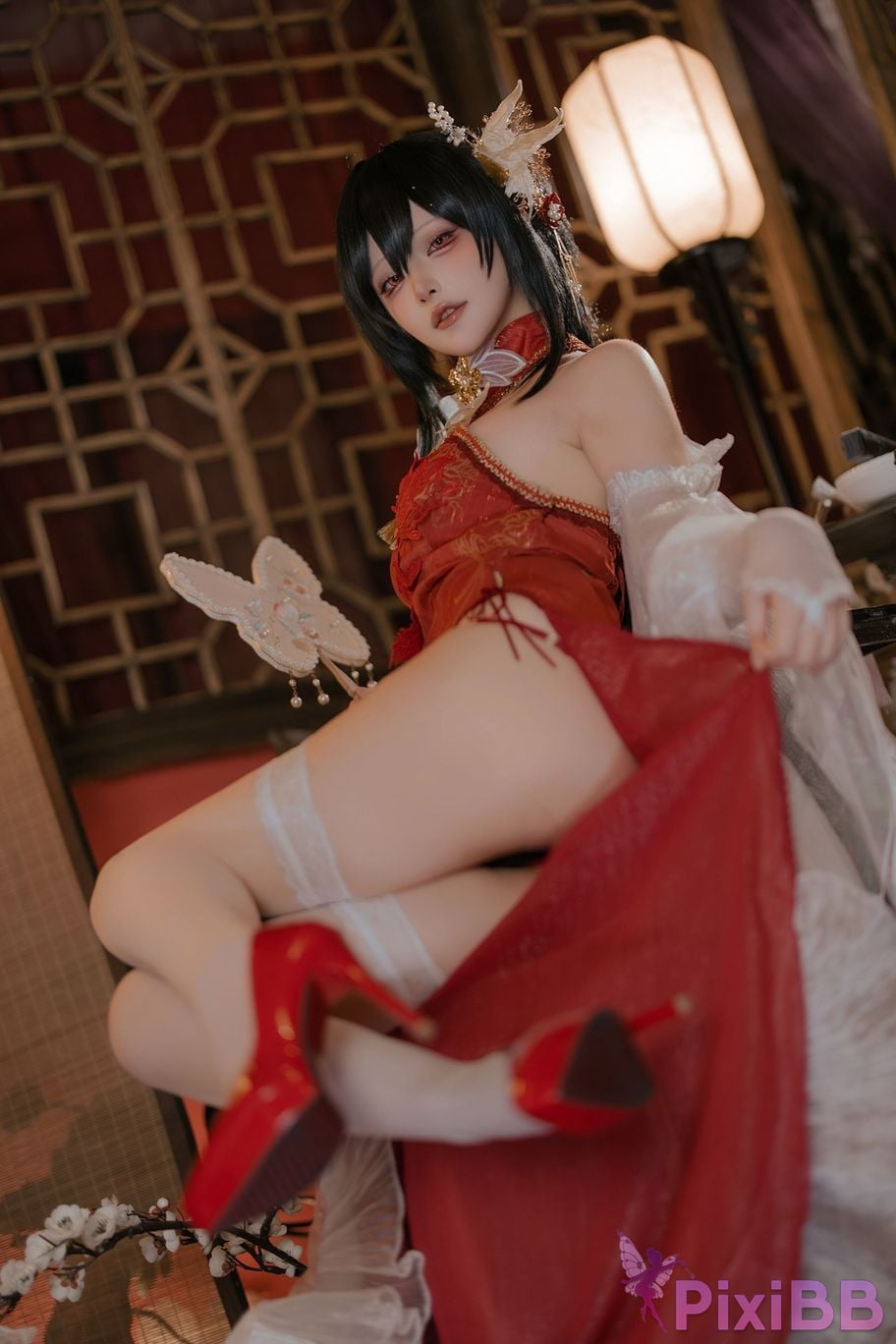 Cosplayer Island fish azur lane Zhenhai Beautiful night PixiBB.COM 011