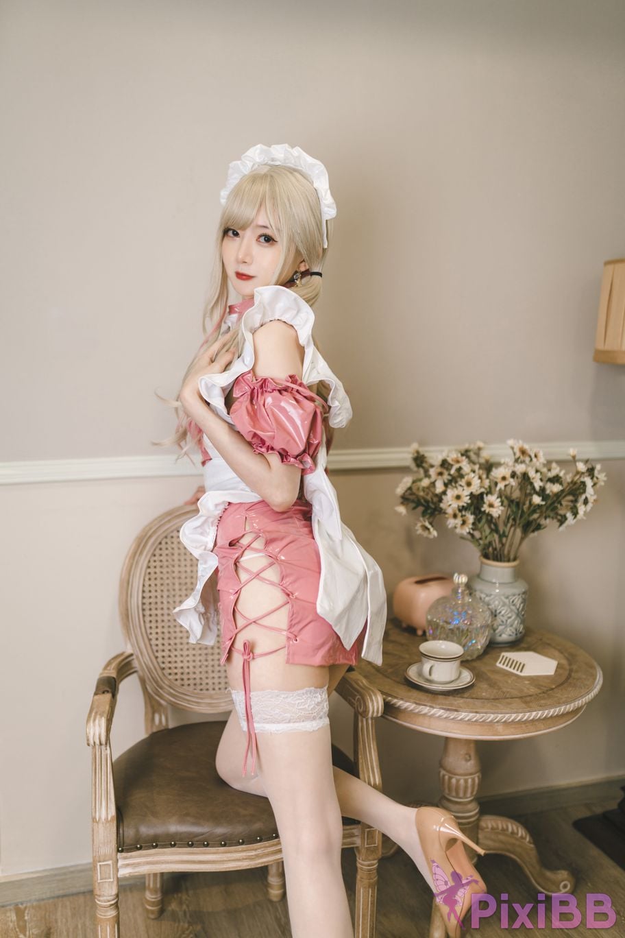 Cosplayer 51 Sauce 2023 Year 06 Yue Zhen love powder PixiBB.COM 045