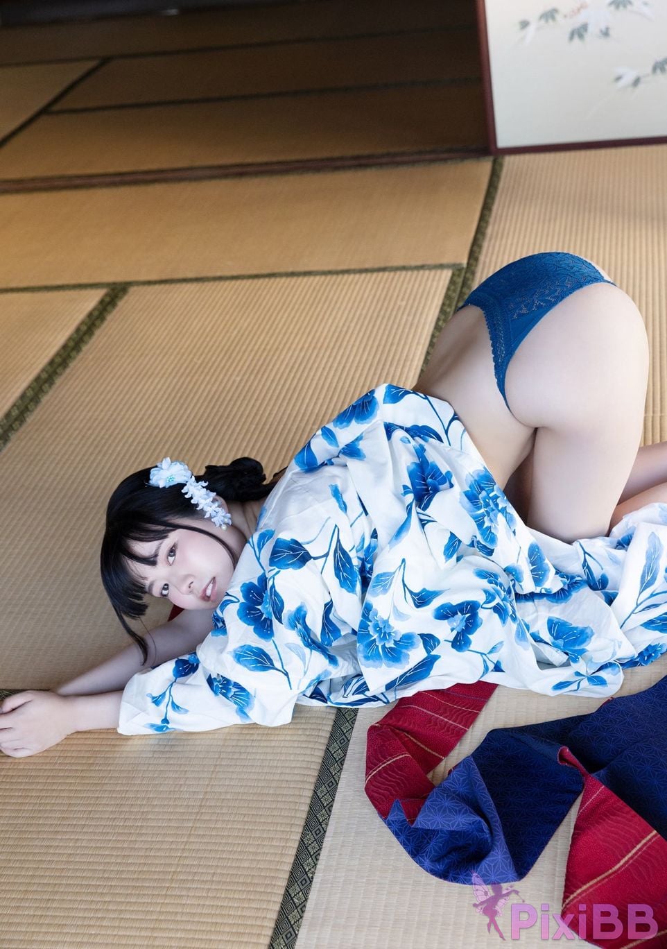 Japanese Idol Shinonome Umi Harem fetish gravure In the sea and countryside PixiBB.COM 029
