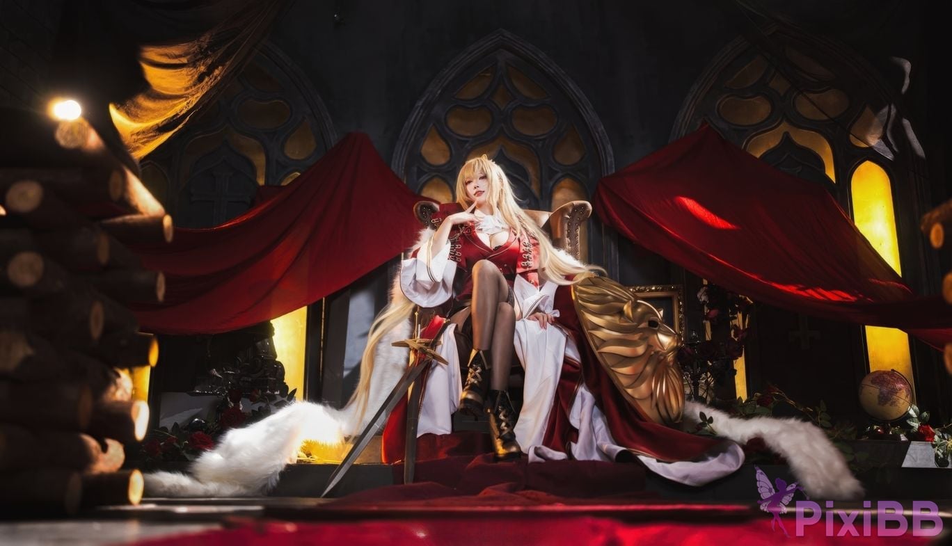 Cosplayer Sakura Miyamoto azur lane lion PixiBB.COM 002