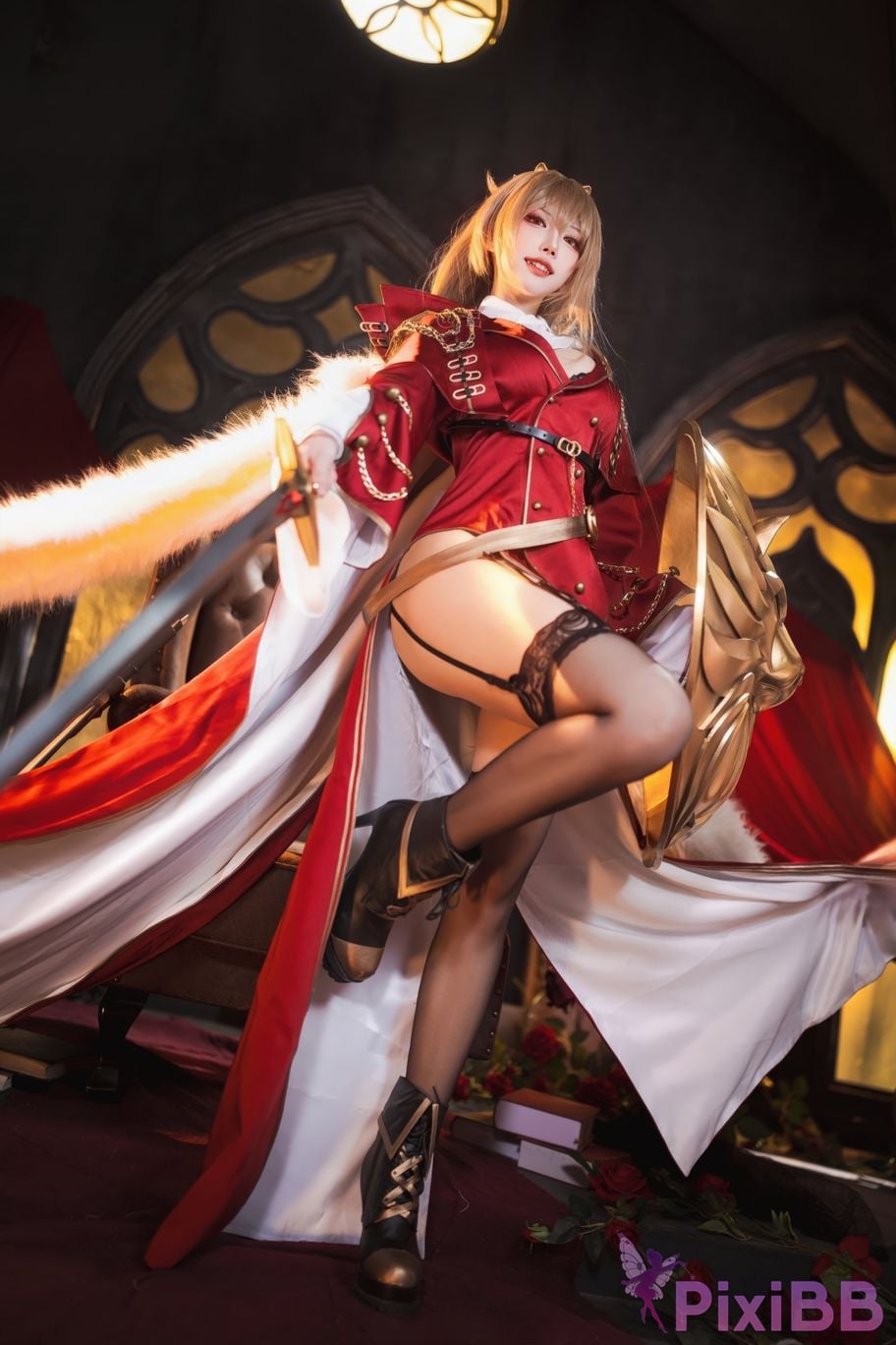 Cosplayer Sakura Miyamoto azur lane lion PixiBB.COM 006