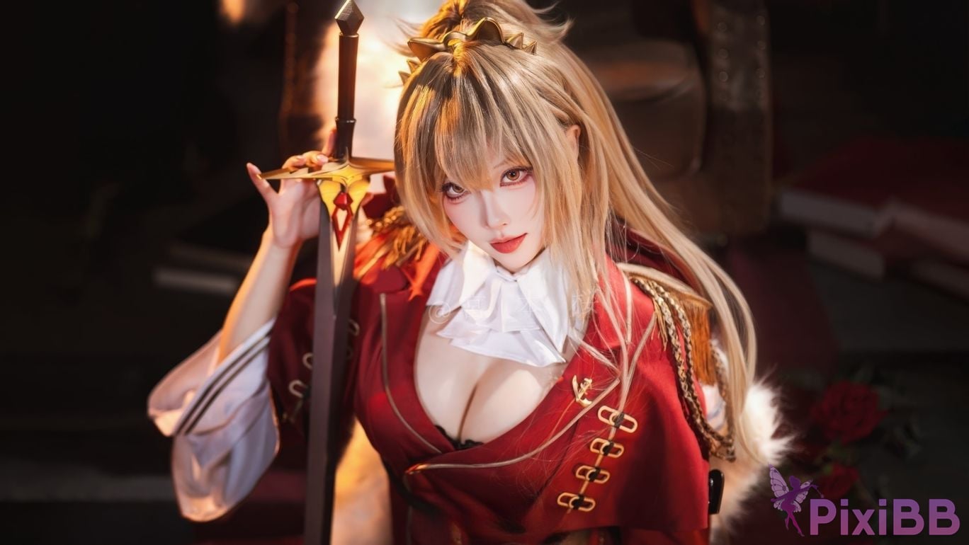 Cosplayer Sakura Miyamoto azur lane lion PixiBB.COM 009
