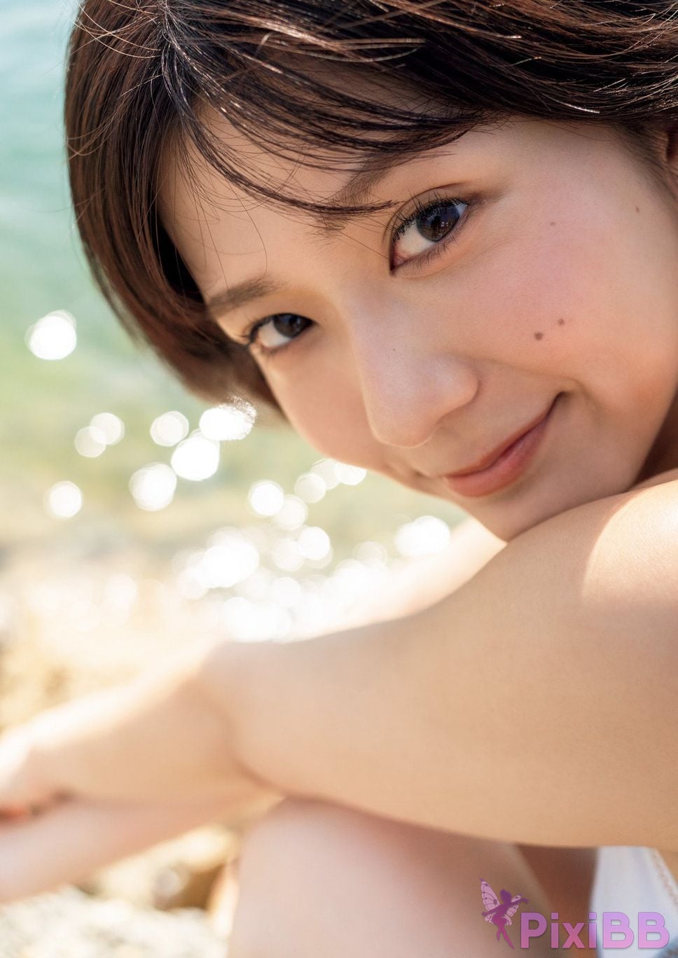 Japanese Idol Maria Shimizu clear water 1st photo collection Tomorrow too next to me Electronic special edition PixiBB.COM 023
