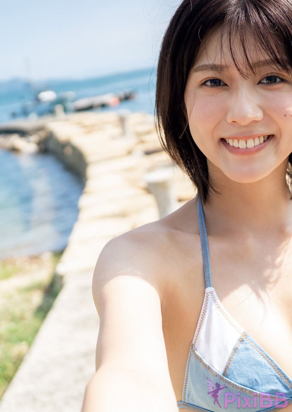 Japanese Idol Maria Shimizu clear water 1st photo collection Tomorrow too next to me Electronic special edition PixiBB.COM 024