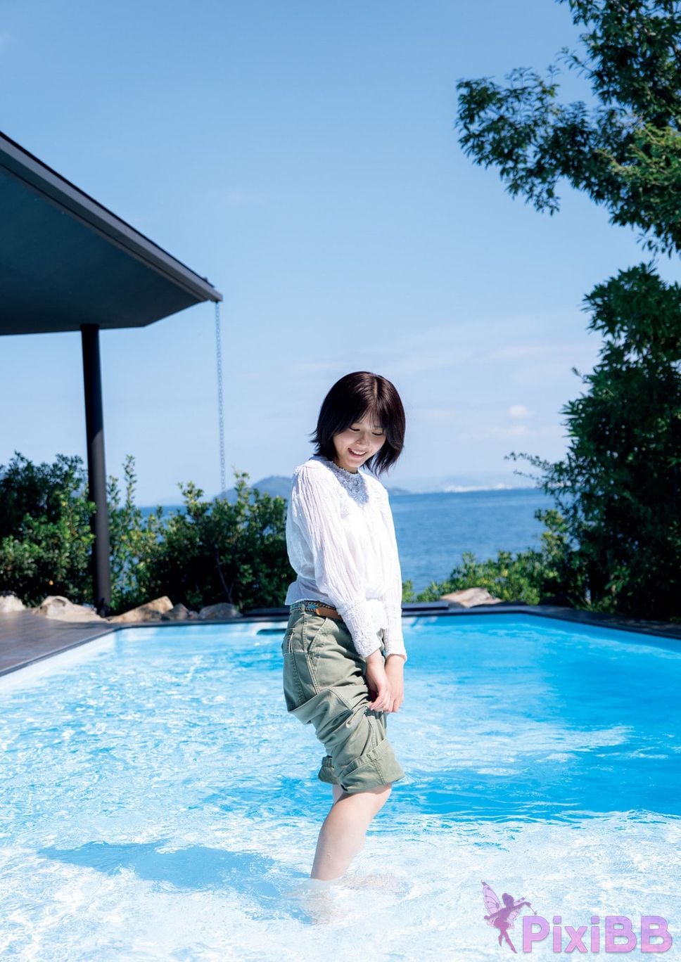 Japanese Idol Maria Shimizu clear water 1st photo collection Tomorrow too next to me Electronic special edition PixiBB.COM 052
