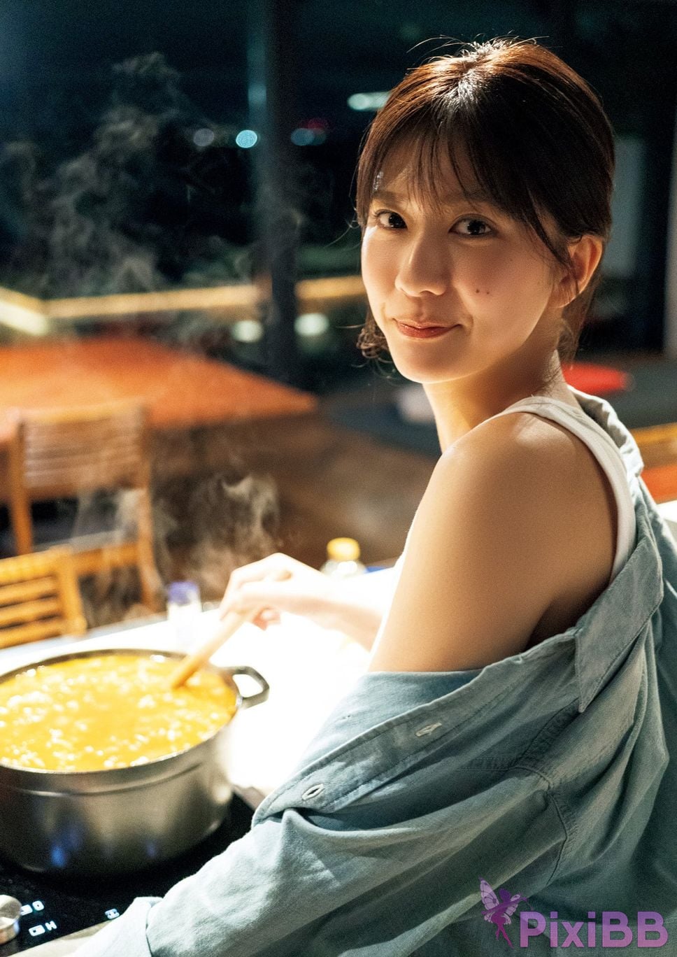 Japanese Idol Maria Shimizu clear water 1st photo collection Tomorrow too next to me Electronic special edition PixiBB.COM 082