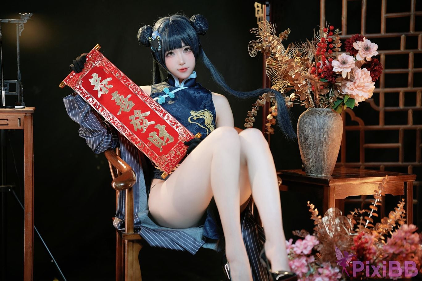 Cosplay Miyamoto Sakura Azure Archives Longhua Feisaki PixiBB.COM 001