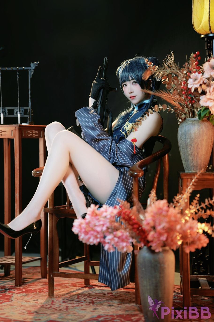 Cosplay Miyamoto Sakura Azure Archives Longhua Feisaki PixiBB.COM 003
