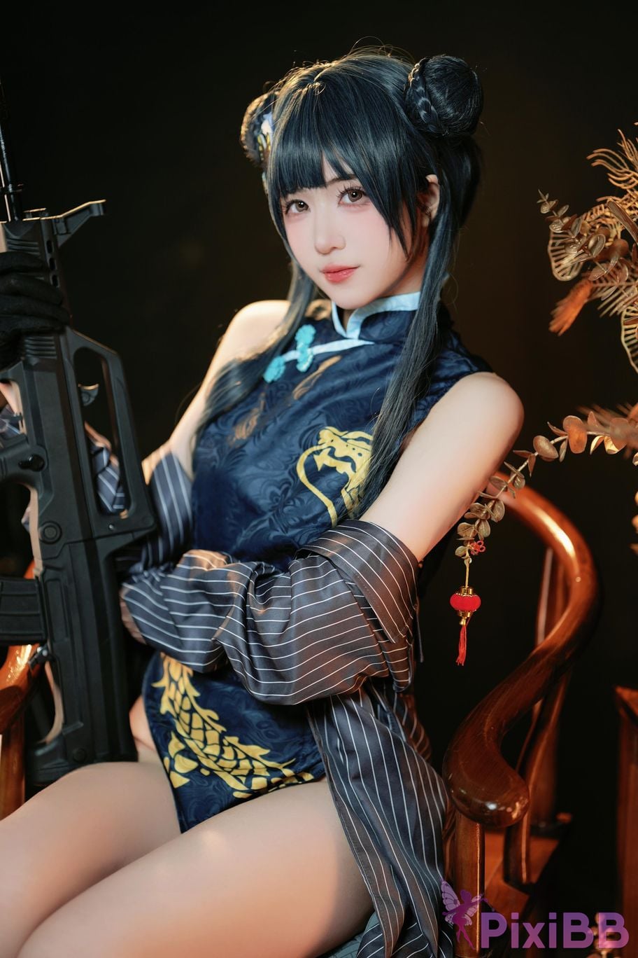 Cosplay Miyamoto Sakura Azure Archives Longhua Feisaki PixiBB.COM 004