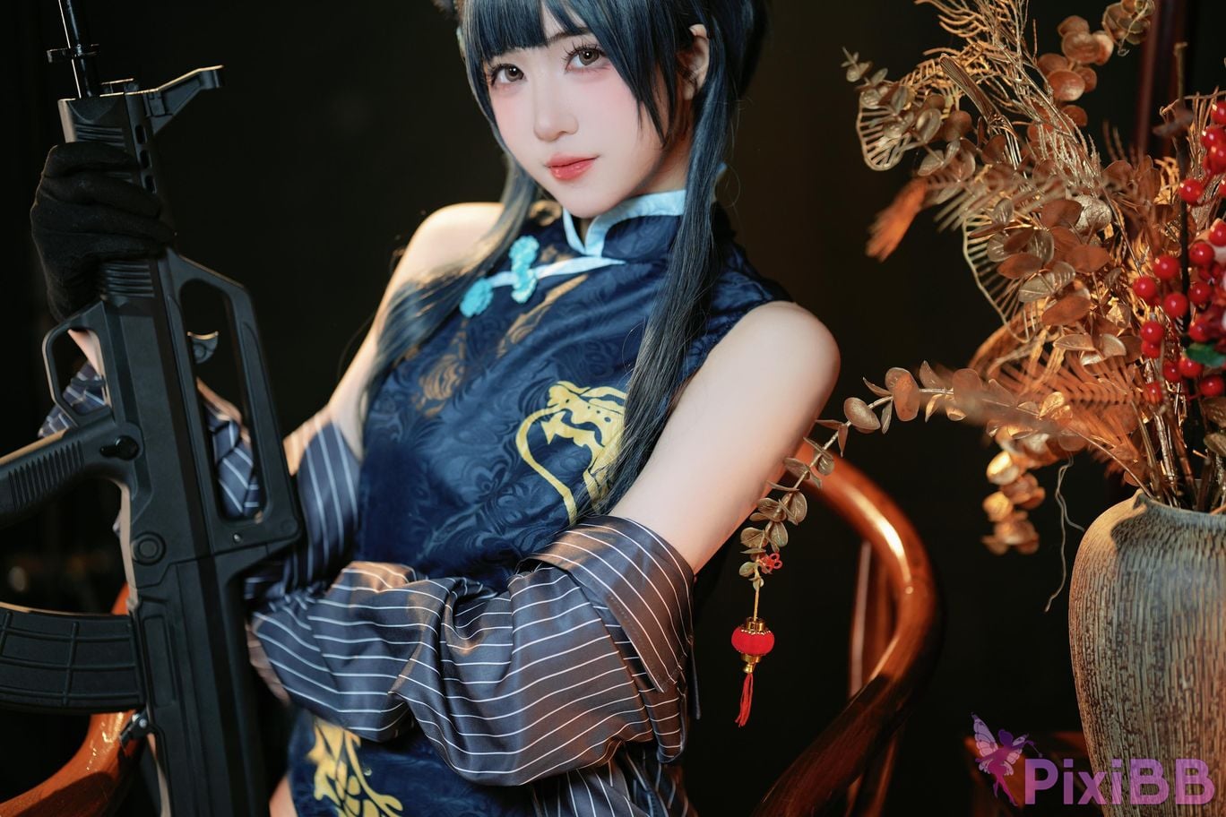 Cosplay Miyamoto Sakura Azure Archives Longhua Feisaki PixiBB.COM 005