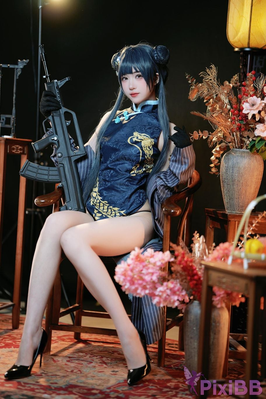 Cosplay Miyamoto Sakura Azure Archives Longhua Feisaki PixiBB.COM 006