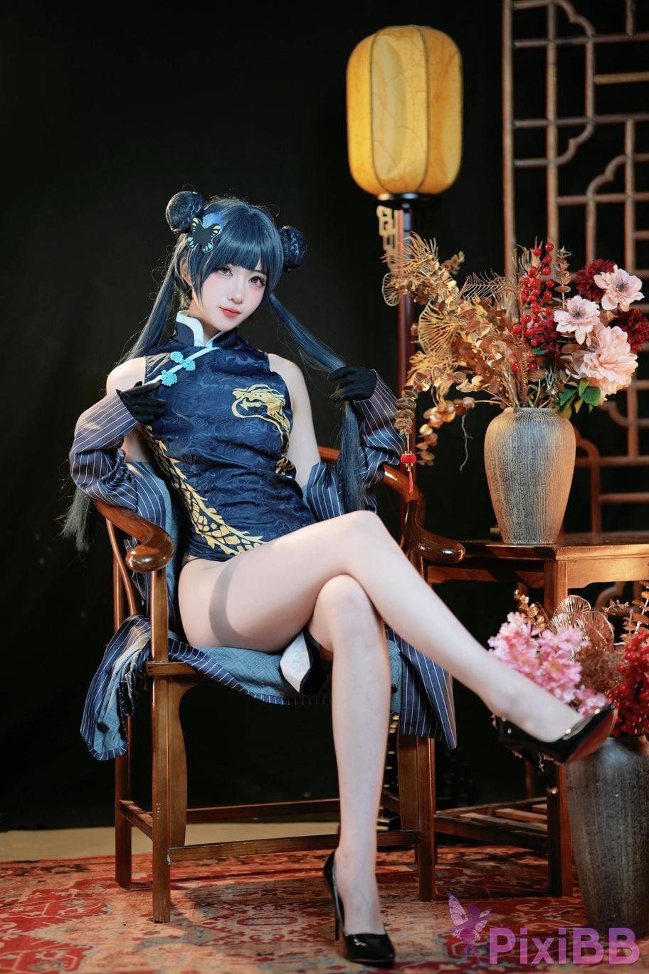 Cosplay Miyamoto Sakura Azure Archives Longhua Feisaki PixiBB.COM 016