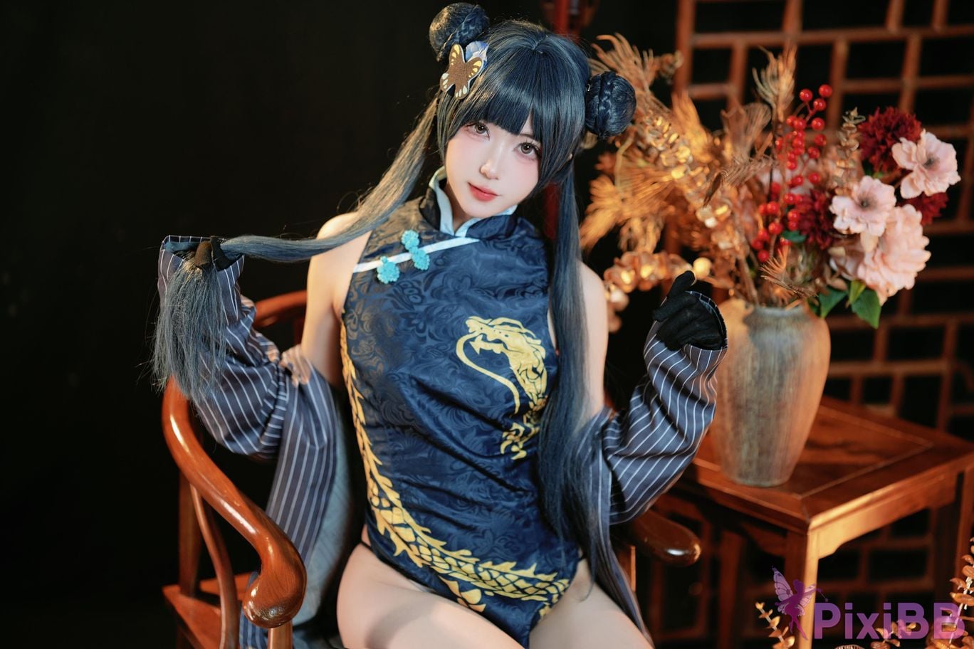 Cosplay Miyamoto Sakura Azure Archives Longhua Feisaki PixiBB.COM 018