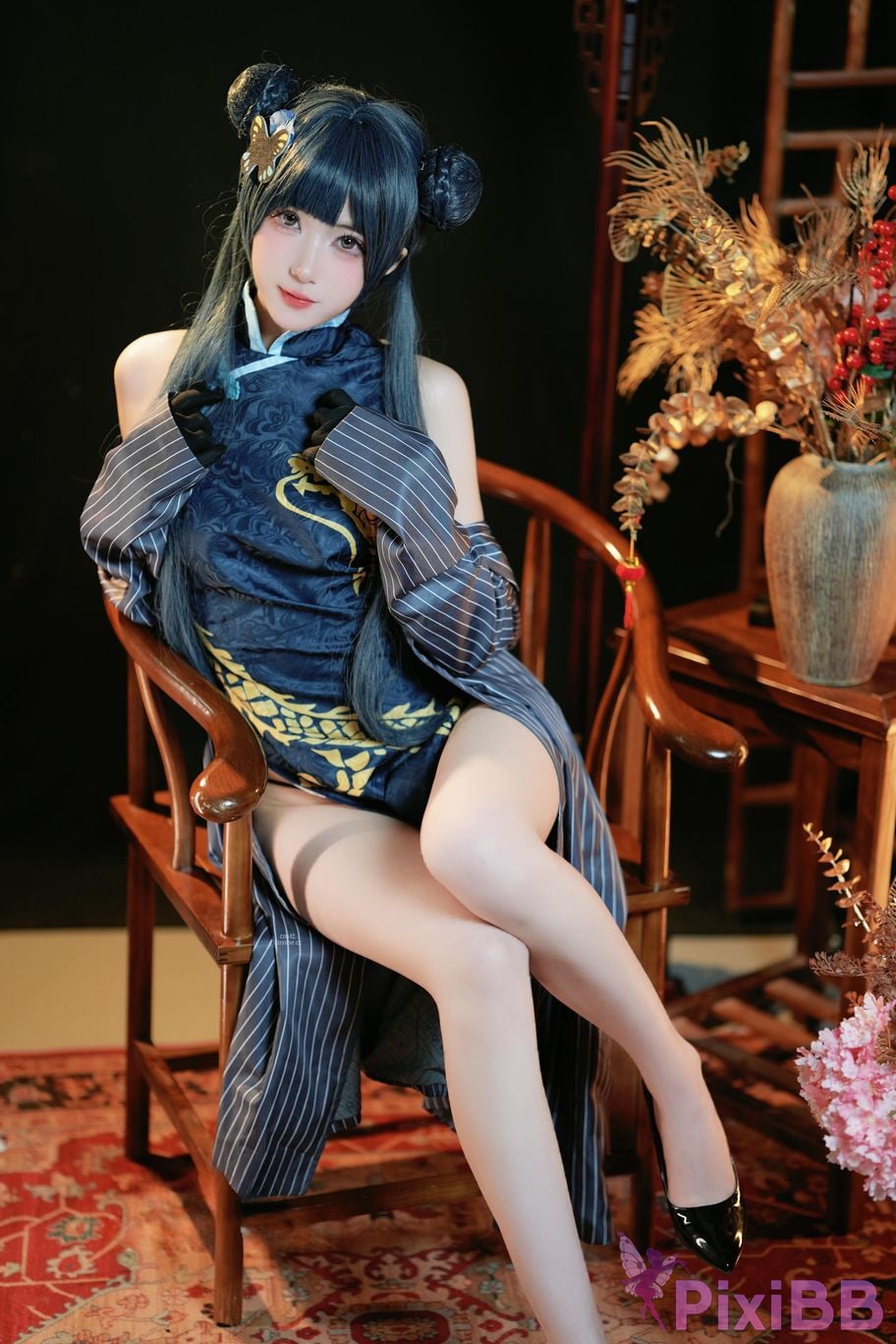 Cosplay Miyamoto Sakura Azure Archives Longhua Feisaki PixiBB.COM 021