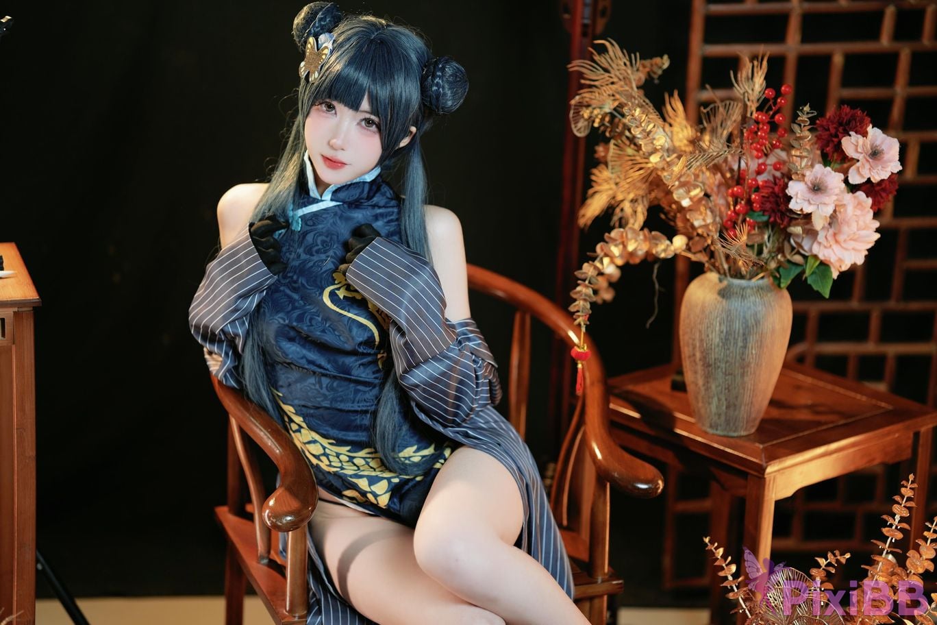 Cosplay Miyamoto Sakura Azure Archives Longhua Feisaki PixiBB.COM 022