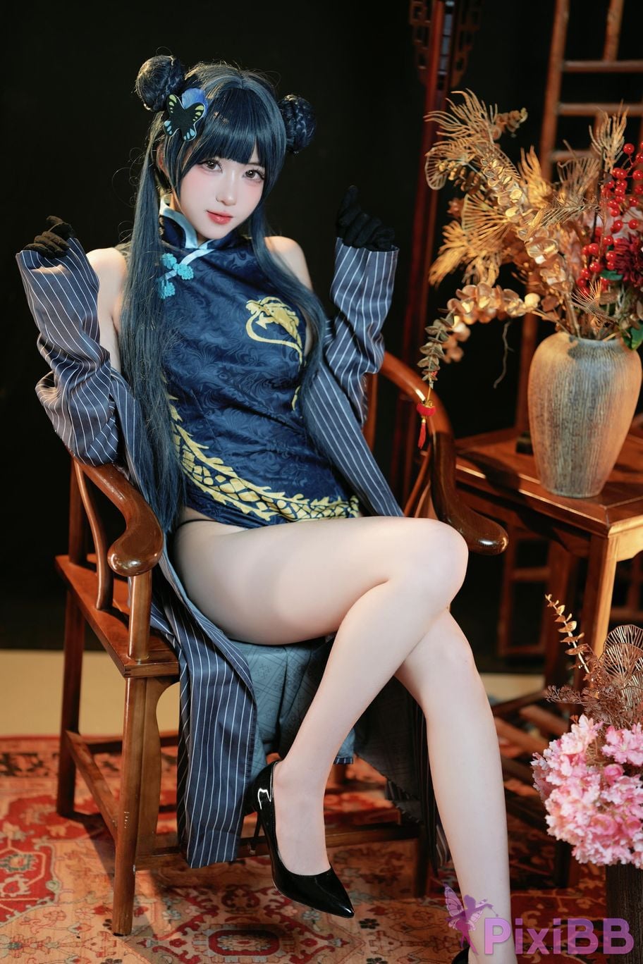 Cosplay Miyamoto Sakura Azure Archives Longhua Feisaki PixiBB.COM 024